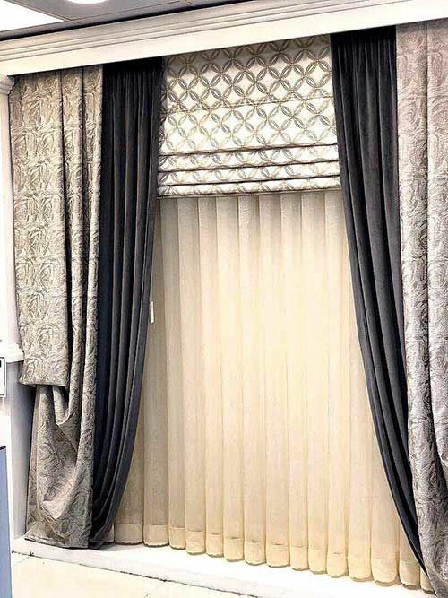 انواع پرده های پذیرایی ابشاری